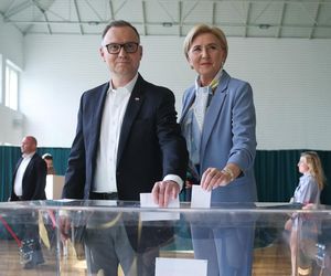 Andrzej Duda z małżonką