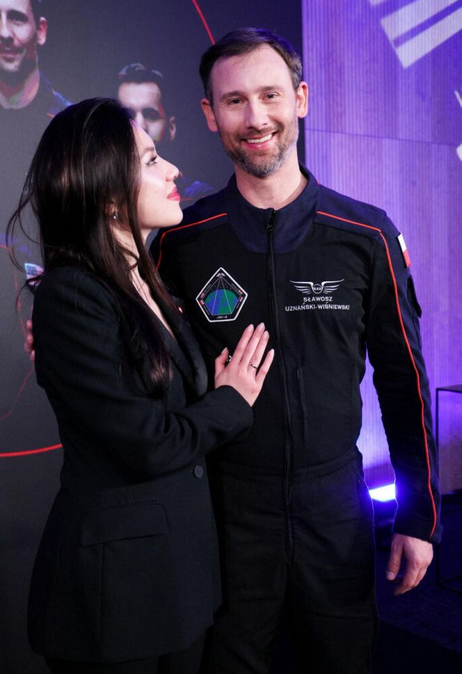 Aleksandra Uznańska-Wiśniewska i Sławosz Uznański-Wiśniewski 