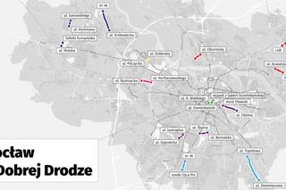 Na tych ulicach we Wrocławiu będą remonty. Kierowców czekają utrudnienia 