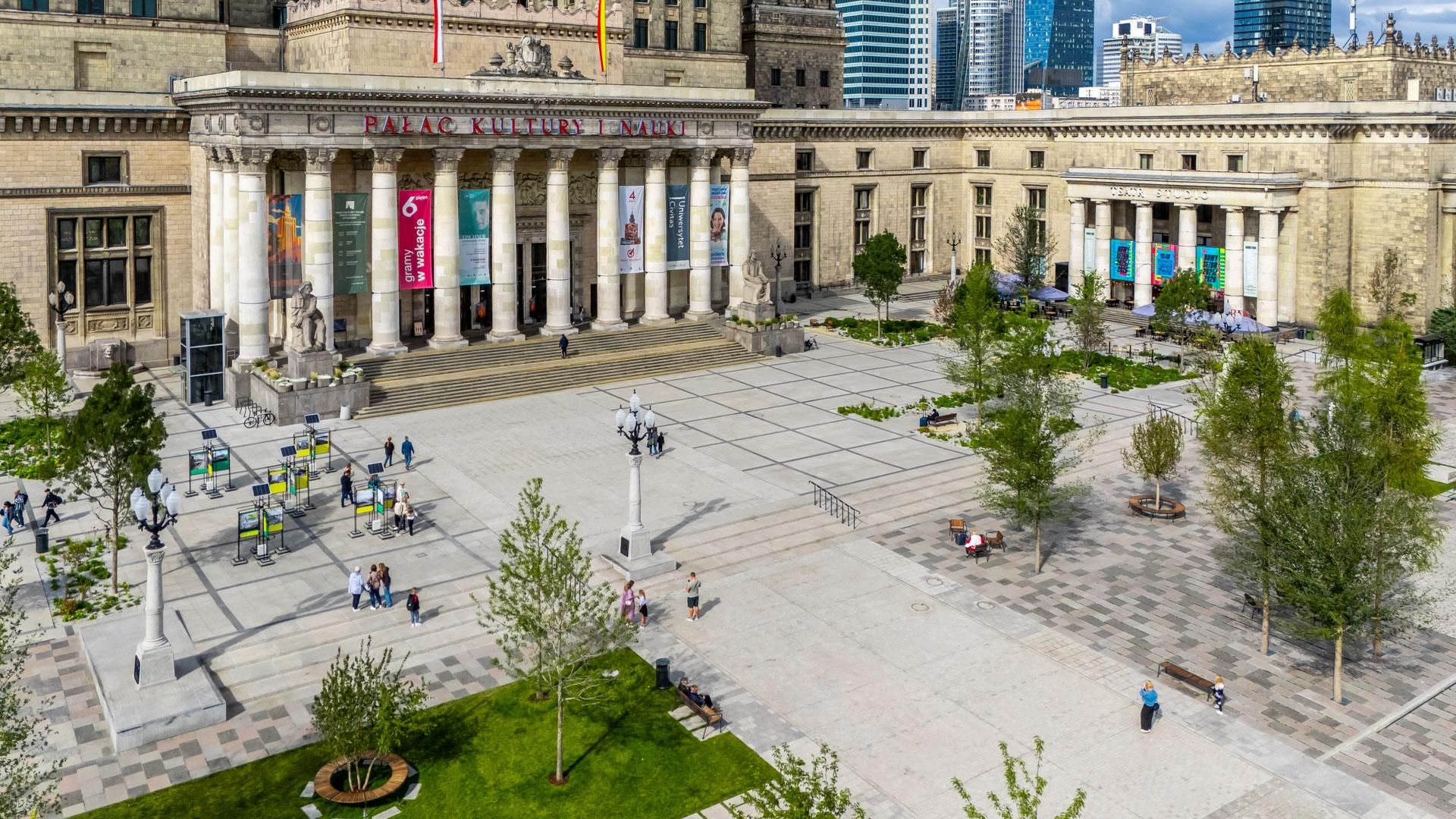 Plac Centralny Warszawa, sierpień 2025