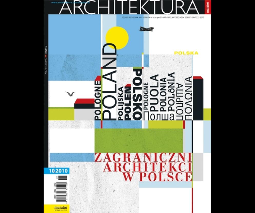 Okładka Miesięcznik Architektura 10/2010