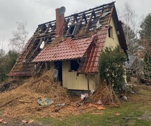 W jednej chwili stracił dorobek całego życia! Z płomieni uratował tylko psa