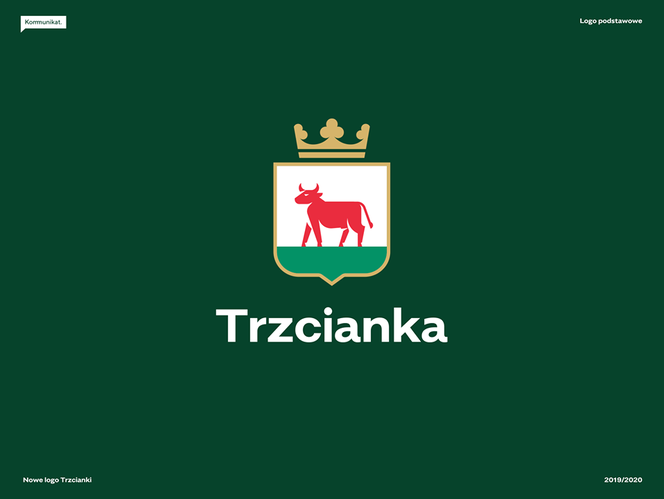 Ciołek przegonił sarenkę. Gmina Trzcianka zmienia swoje logo. 