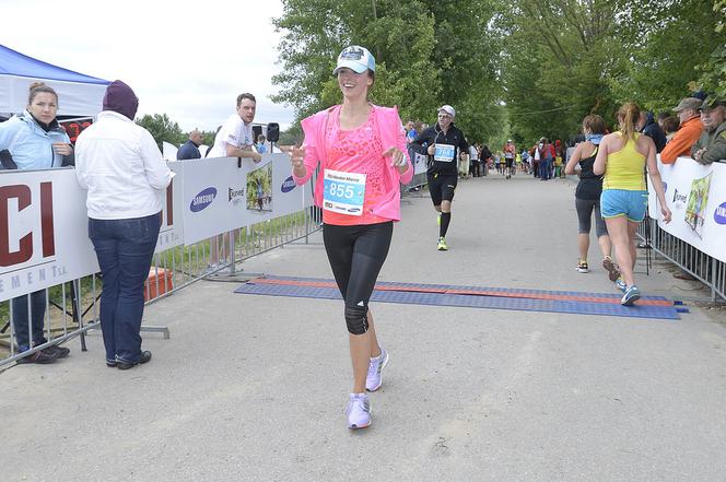Paulina Krupińska podczas biegu MCI Maraton Mazury