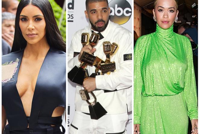 Kim Kardashian, Drake, Rita Ora