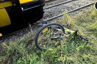 Zderzenie rowerzystki z tramwajem na Woli