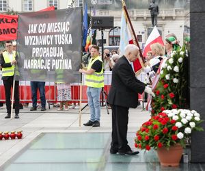Miesięcznica smoleńska 2025. Kaczyński nie przebiera w słowa, mówi o zbrodni