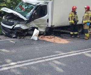 Starachowice. Wypadek ulica Ostrowiecka 