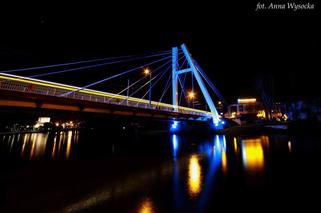 Most Jagiełły w nocnym kadrze [ZDJĘCIE DNIA]