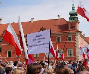 Protest katechetów w Warszawie 21.08.2024