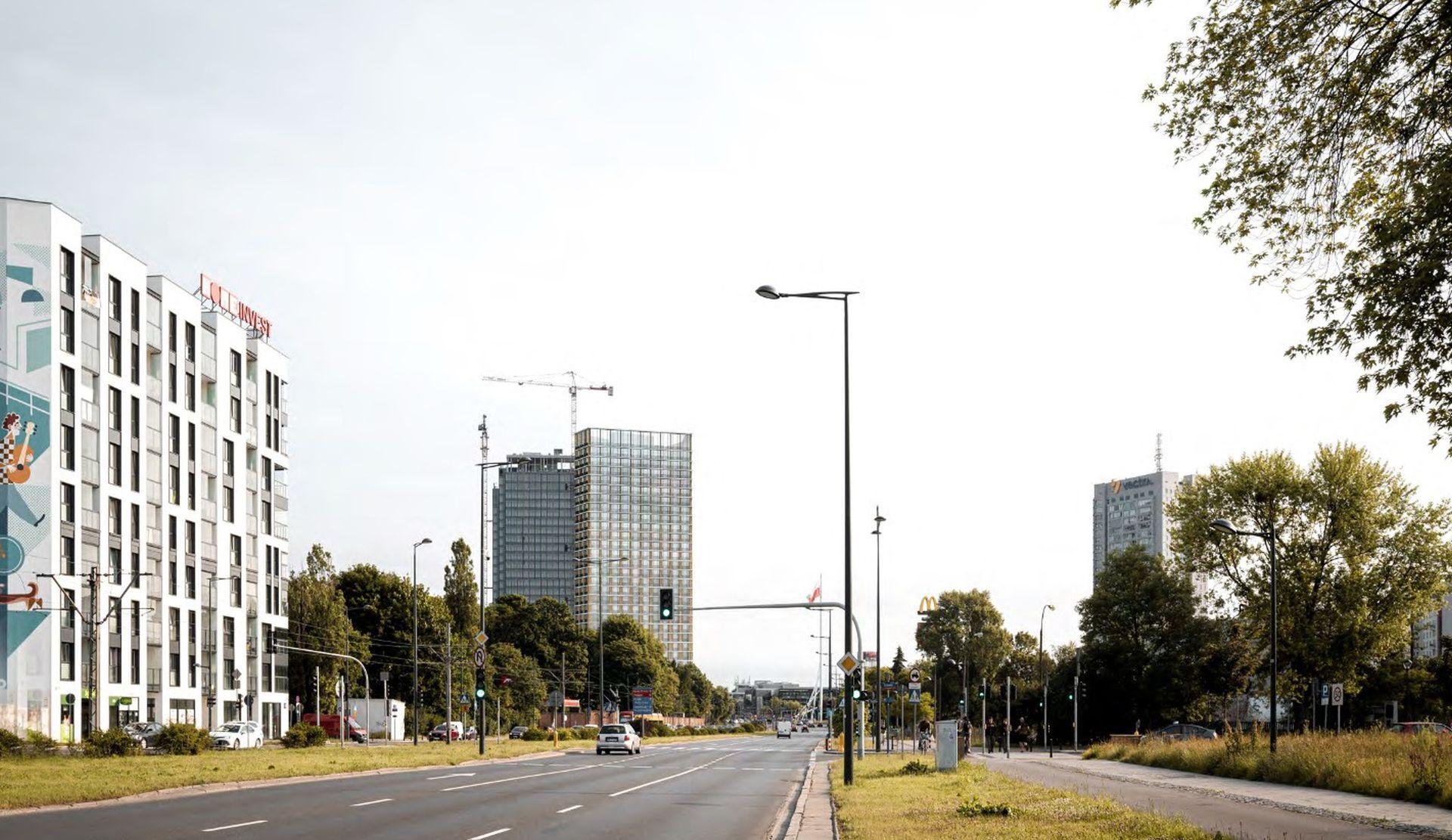 Wieżowiec Libero przy rondzie Radosława w Warszawie