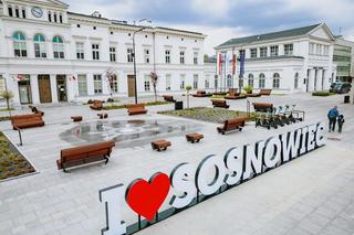 Napis I love Sosnowiec pojawił się w mieście