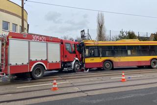 Groźny wypadek na Przybyszewskiego w Łodzi