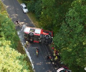 Wypadek gorzowskich strażaków w Bogdańcu