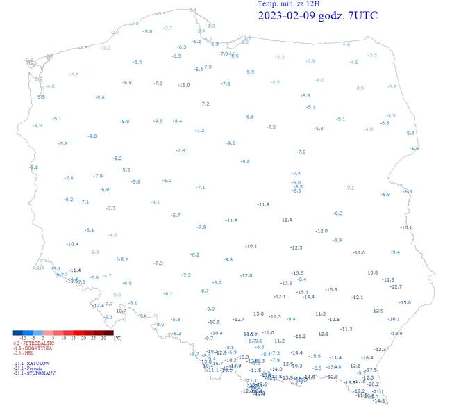 Małopolska: silny mróz nie odpuszcza