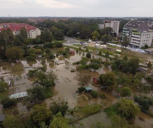 Wrocław - woda przy osiedlu na Stabłowicach 