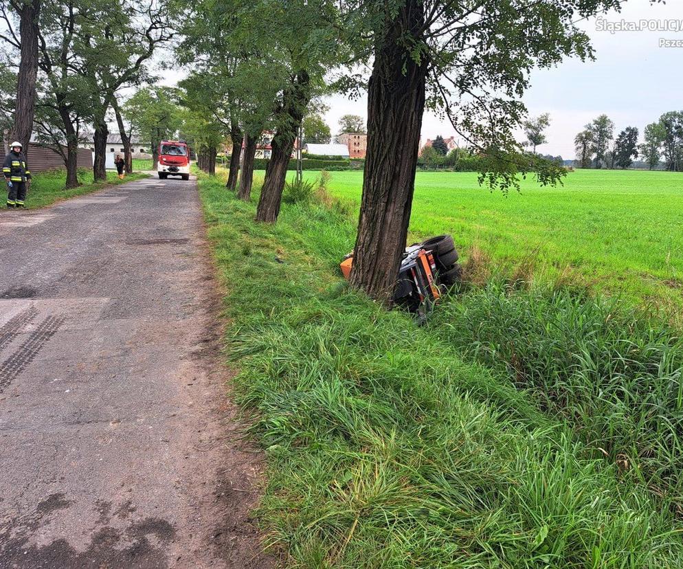 Tragiczny wypadek w Kryrach. Mężczyznę przygniótł walec drogowy