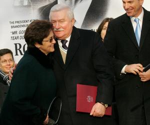 Lech Wałęsa z żoną Danutą, 2011r.