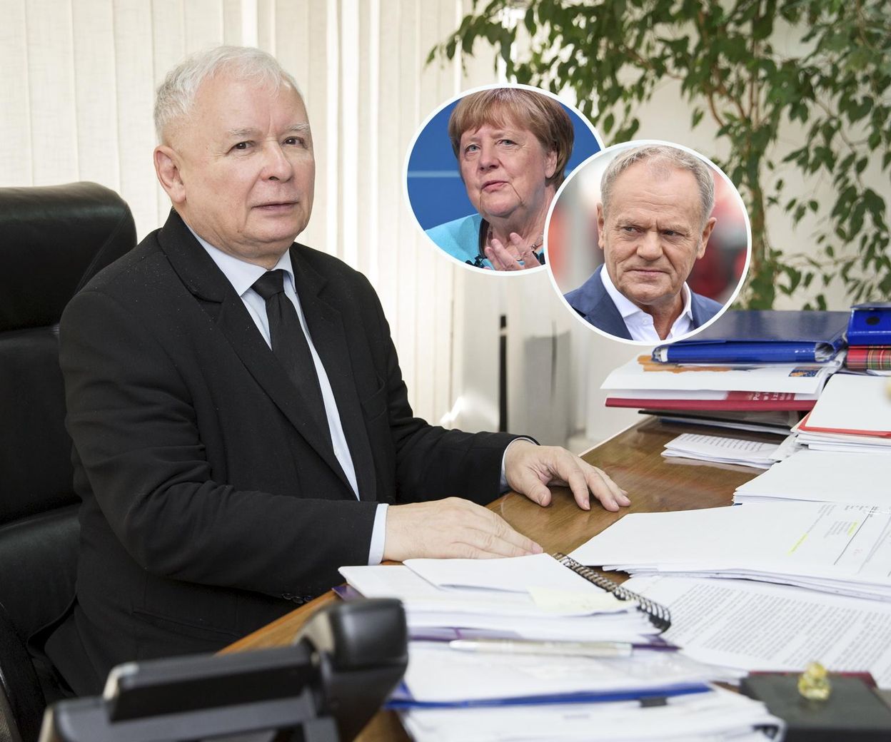 Kaczyński ostro o Merkel! "Polityczna Mutti i promotorka kariery Tuska". Dalej jest …