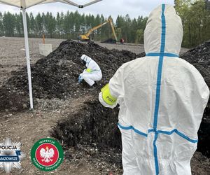 Wielka akcja policji! Rakotwórcze substancje ukryte w bunkrach i zakopane w ziemi. Gdzie odkryto składowiska?