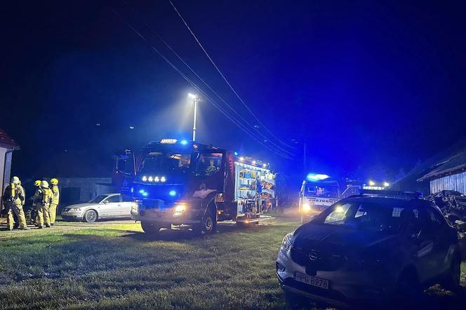 Powiat bocheński. Pożar budynku mieszkalnego w Leszczynie