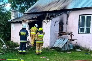 Tragiczny pożar domu na Lubelszczyźnie. Mężczyzna nie żyje