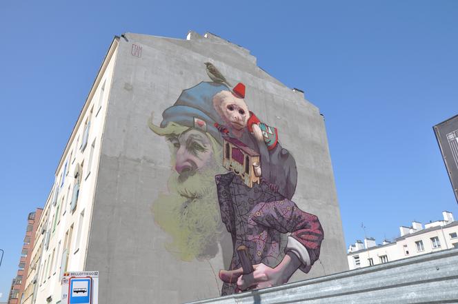 Mural przy ul. Dzielnej