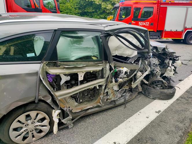 Potworny wypadek w Gotkowicach. Nie żyje malutkie dziecko i dorosły mężczyzna