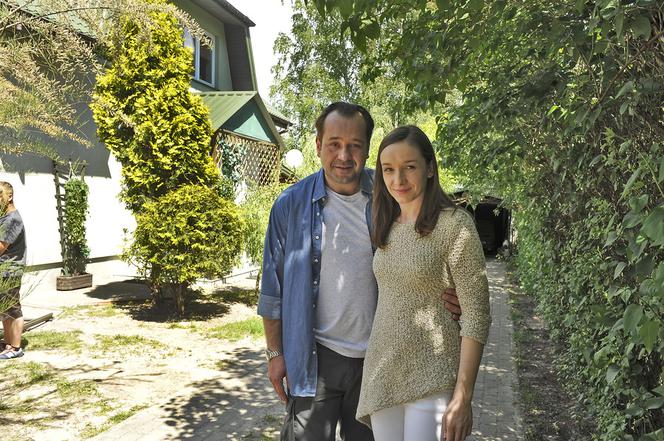 Barwy szczęścia po wakacjach 2015. Borys (Jakub Wieczorek), Justyna (Lidia Sadowa)