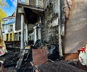Pożar restauracji w Ostródzie. Sandacza jadł tu niedawno Karol Nawrocki