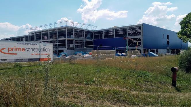 Budowa sklepu IKEA w Szczecinie - lipiec 2020