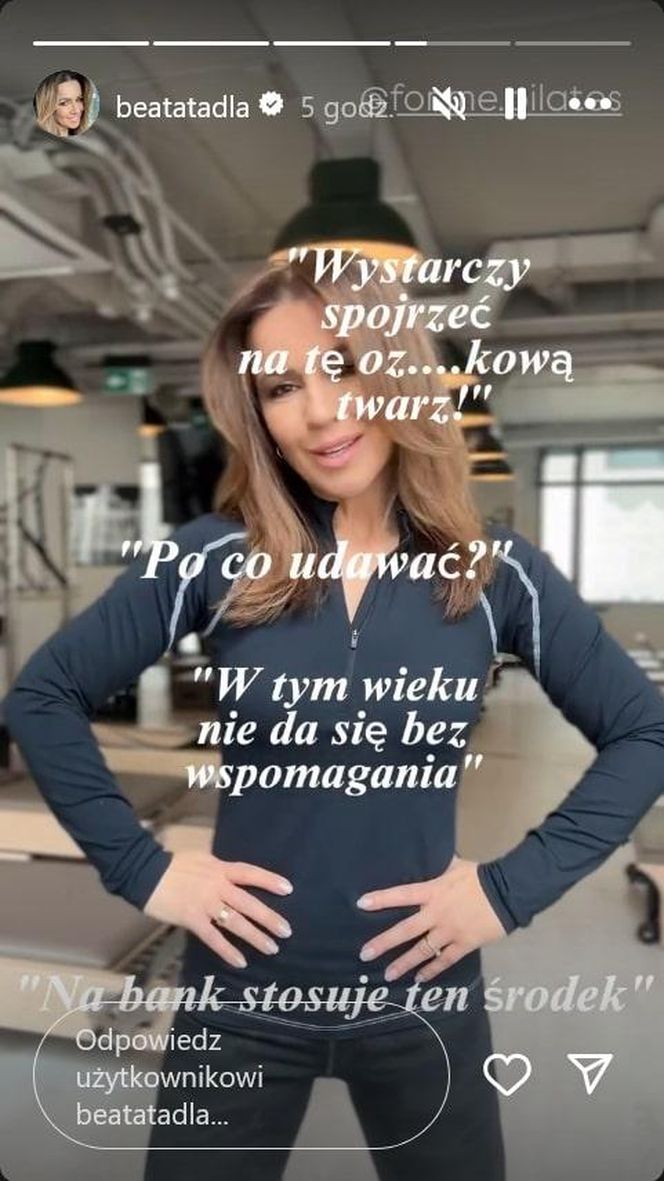 Beata Tadla komentuje plotki dotyczące odchudzania. Poleca sprawdzony "środek"
