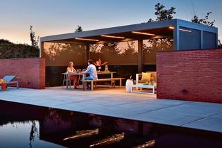 Ogród zimowy na tarasie