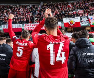 Polska - Litwa: Świętowanie wygranej