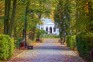 Muzeum Jana Kochanowskiego jesienią