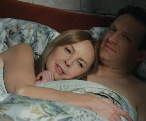 Barwy szczęścia, odcinek 3200. Agnieszka (Katarzyna Tlałka), Łukasz (Michał Rolnicki)