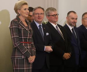 Jesienne stylizacje pierwszych dam