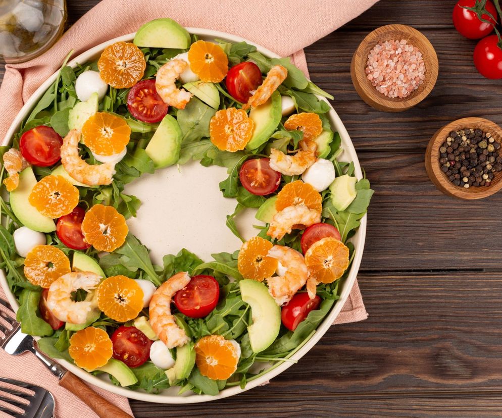 Sałatka z krewetkami