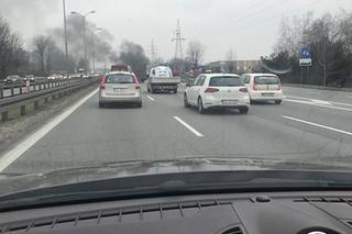 Katowice: Samochód stanął w płomieniach! Co się stało? [ZDJĘCIA]