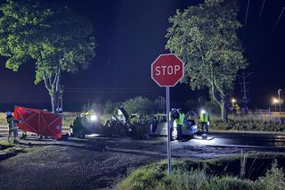 Tragedia na drodze. Jedna osoba nie żyje, pięć rannych. W akcji śmigłowiec LPR