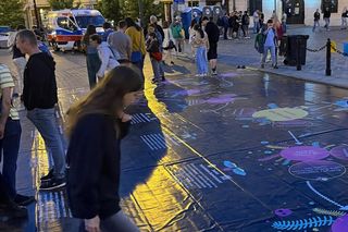 Nocy Kultury w Lublinie. Deszcz nikomu nie przeszkadzał