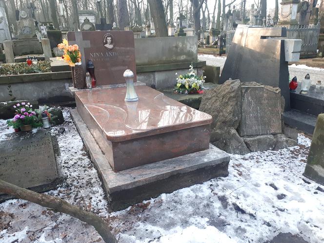 Hieny cmentarne okradły grób wielkiej aktorki!