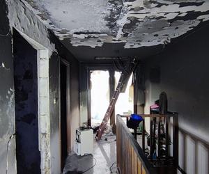 Pożar domu strażaka z OSP Niegowonice