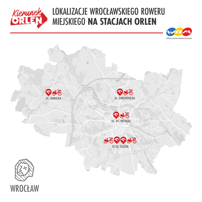 Nowe stacje roweru miejskiego pojawiły się na pięciu stacjach Orlen