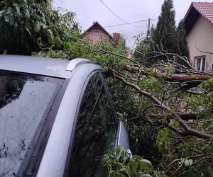 Gwałtowne burze przeszły nad Podkarpaciem 