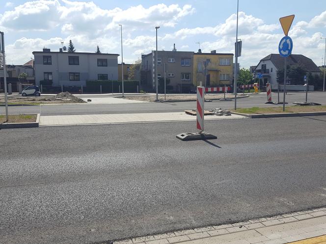 Ostatnie prace na ul. Szybowników w Lesznie