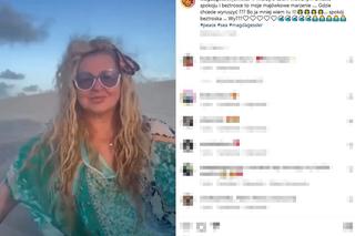 Magda Gessler - walentynkowy look