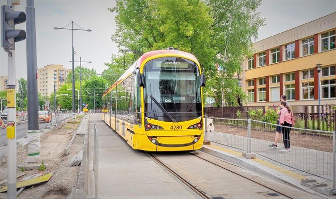 Tramwaj na Stegny. Trwa budowa nowej trasy