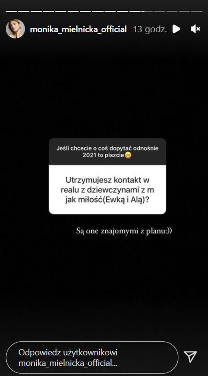 M jak miłość. Monika Mielnicka (Lilka) na Instagramie