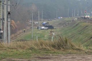 Uszkodzone tory rejonie Życzyna w powiecie Garwolińskim